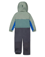 Kids One Piece Play Snowsuit Sage Green And Grey