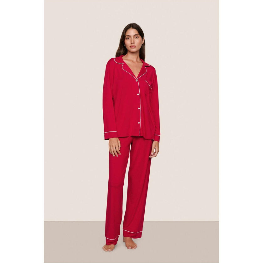 Gisele TENCEL Modal Long PJ Set, Red