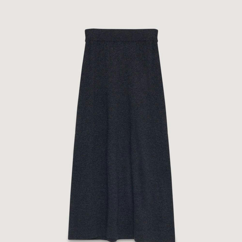 Agatha Woman Skirt Galactic Grey Melange_Sampling