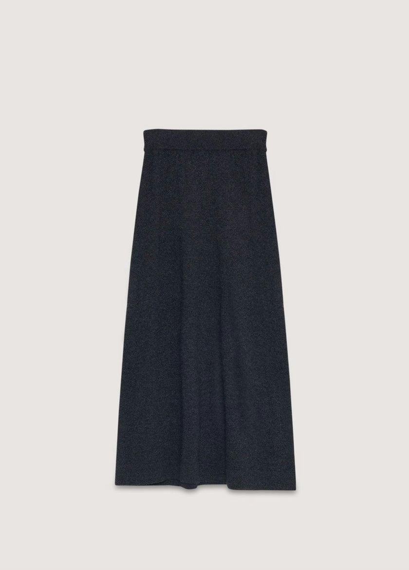 Agatha Woman Skirt Galactic Grey Melange_Sampling