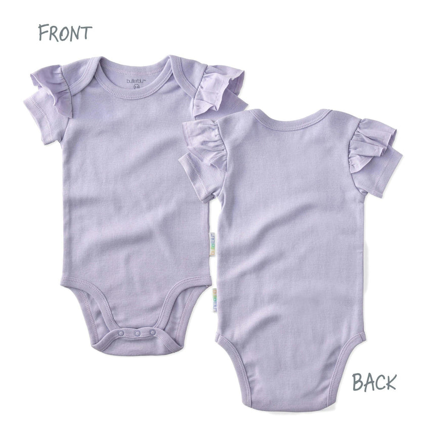 RORY 5-Pack Short Sleeve Ruffle Bodysuits