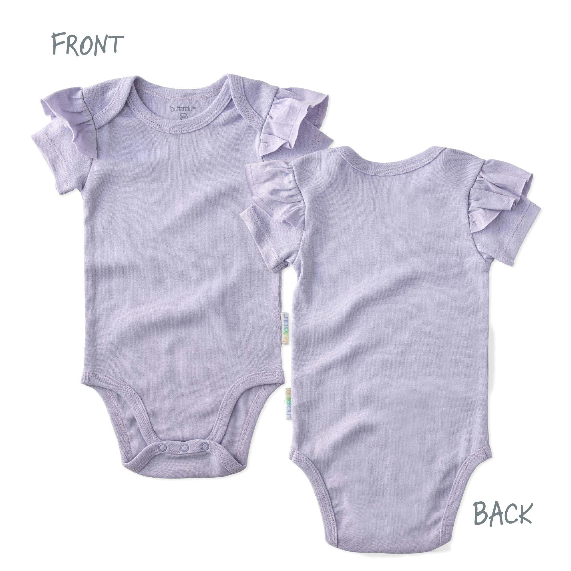 RORY 5-Pack Short Sleeve Ruffle Bodysuits