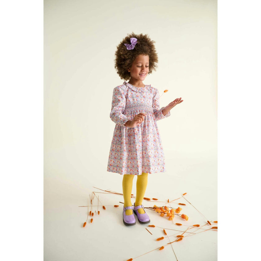 Smocked Girls Dress Coraline