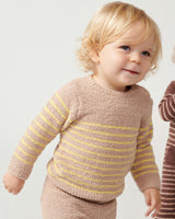 Long Sleeve Top Striped - Fuzzy