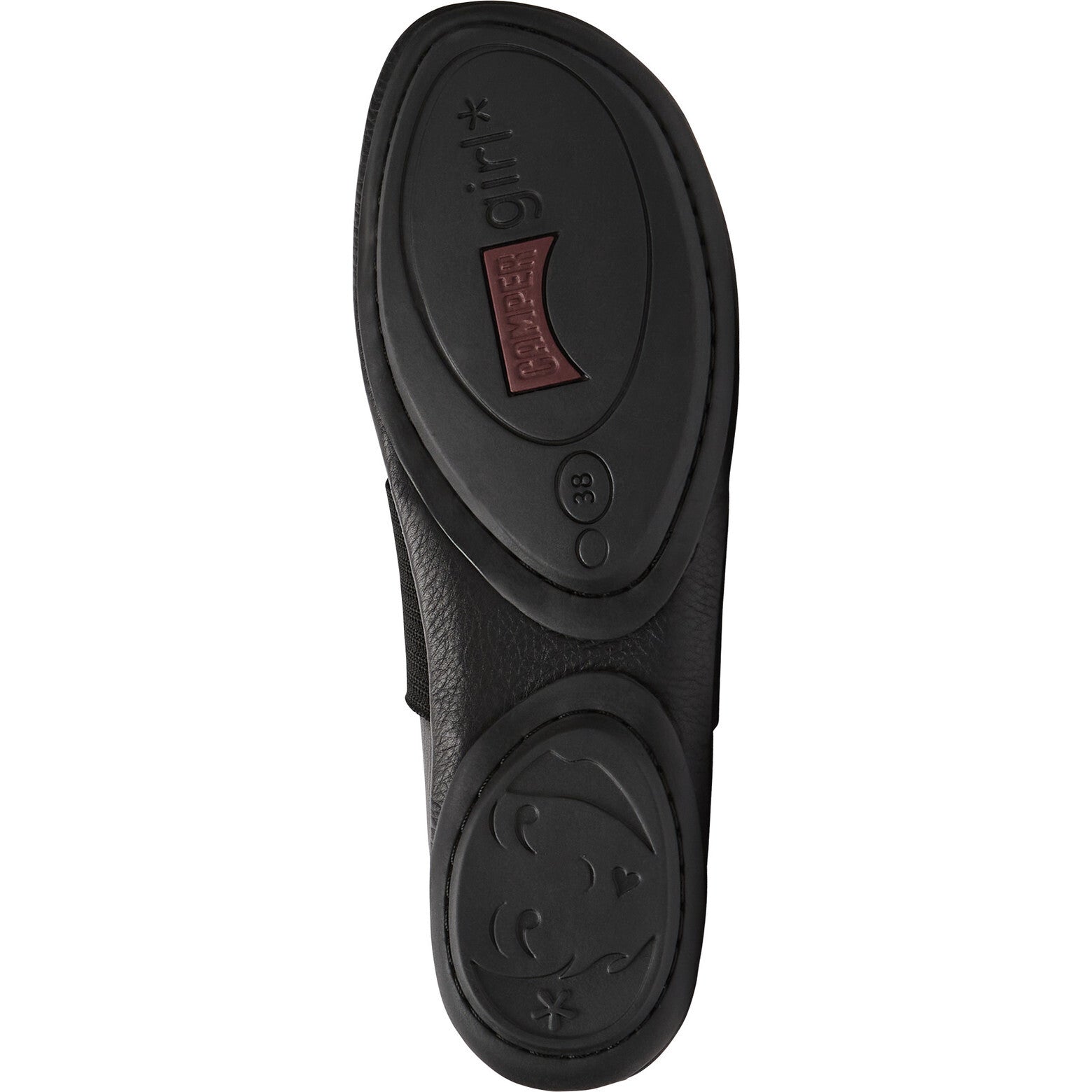 Women's Right Ballerinas, Black