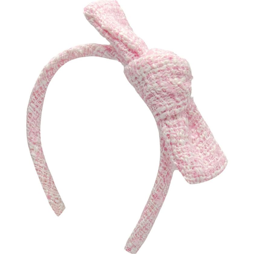 Tweed Bow Headband