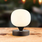 Owen 6.13" Bohemian Farmhouse Iron Rechargeable Integrated LED Table Lamp