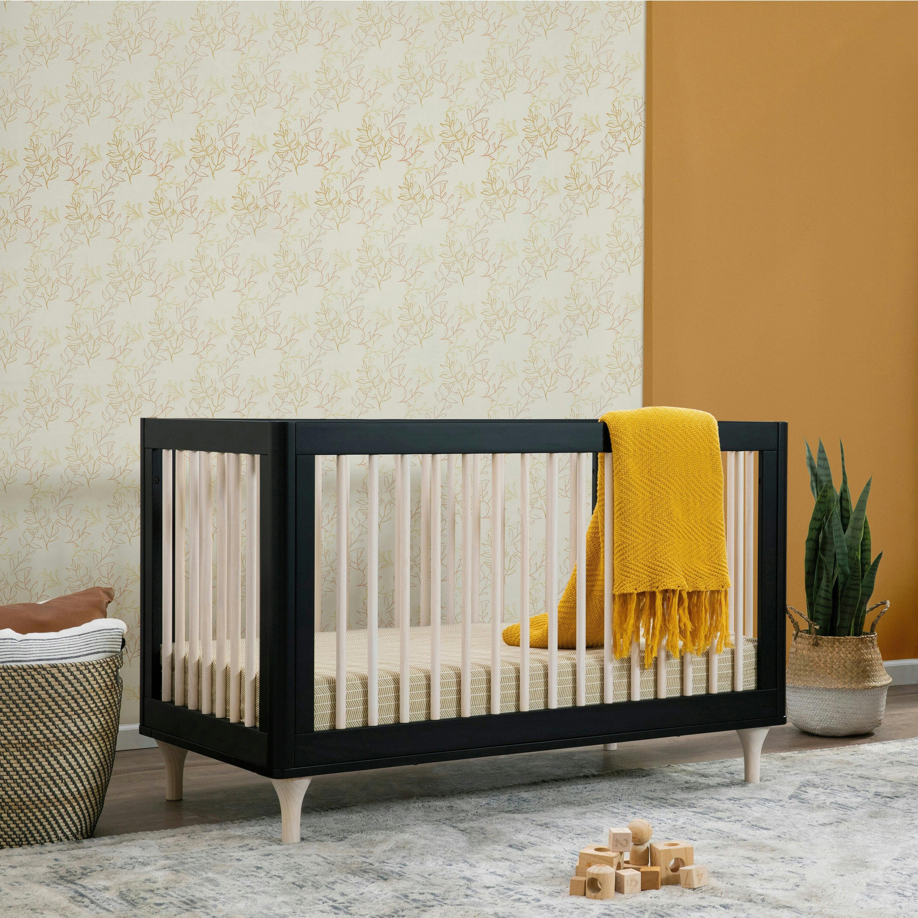 Babyletto Lolly 3-in-1 Convertible Crib with Toddler Bed Conversion Kit