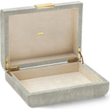 Modern Shagreen Small Jewelry Box