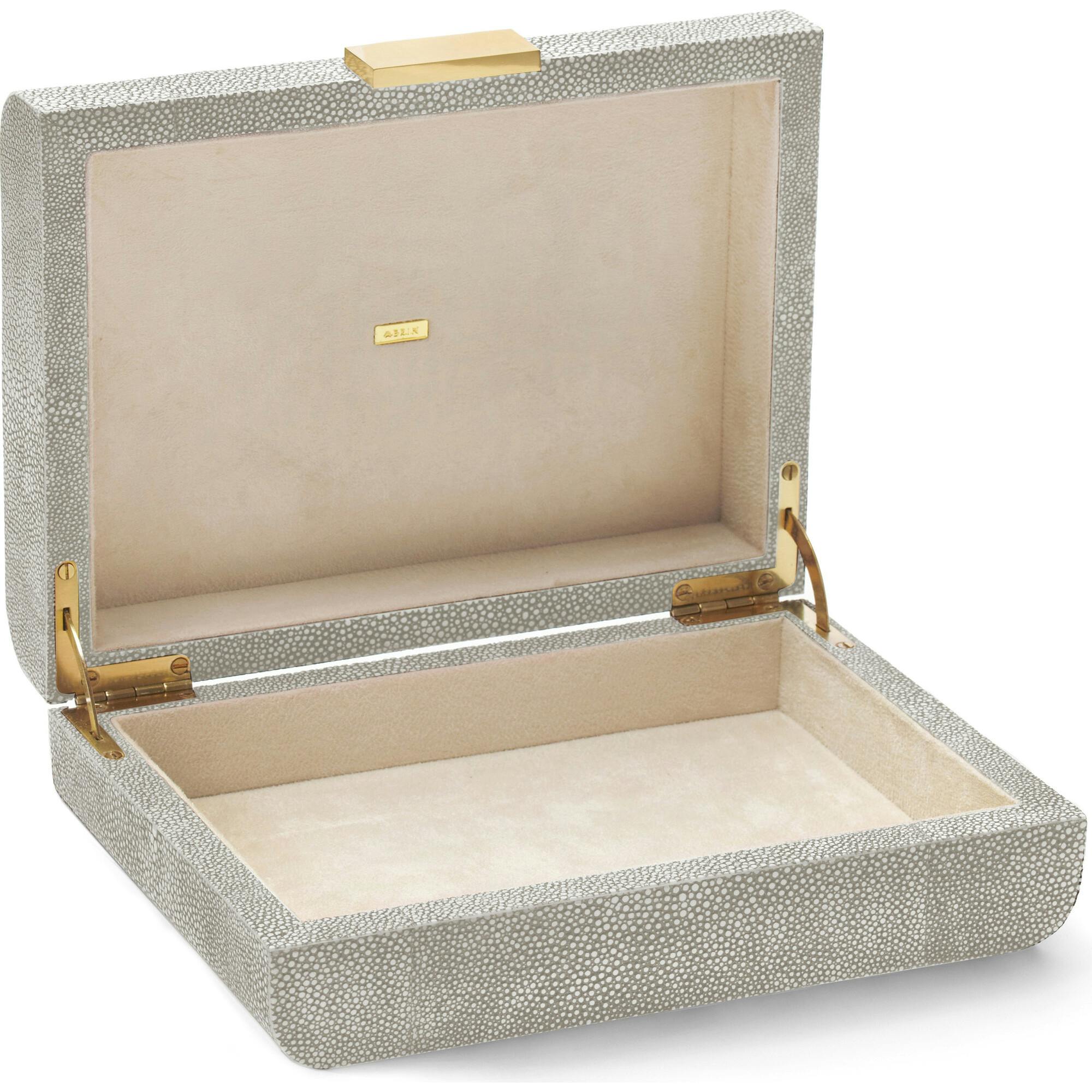 Modern Shagreen Small Jewelry Box