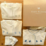 Organic Preemie Sleep Gown Gift Set Leaves