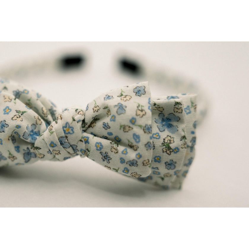 Three Little Bows Headband-Bluebell Charm