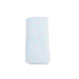 Tiny Cherry Stripe - Swaddle Blanket