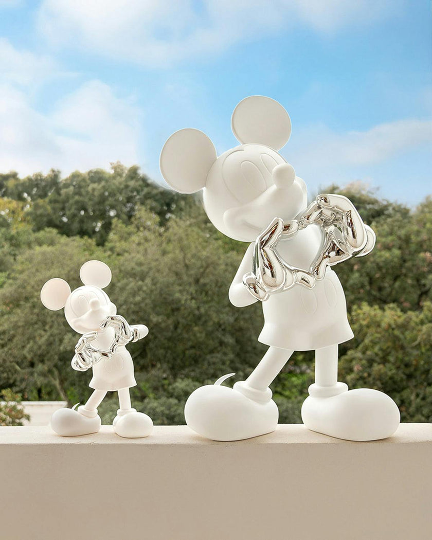 Mickey WITH LOVE White & Silver 12in