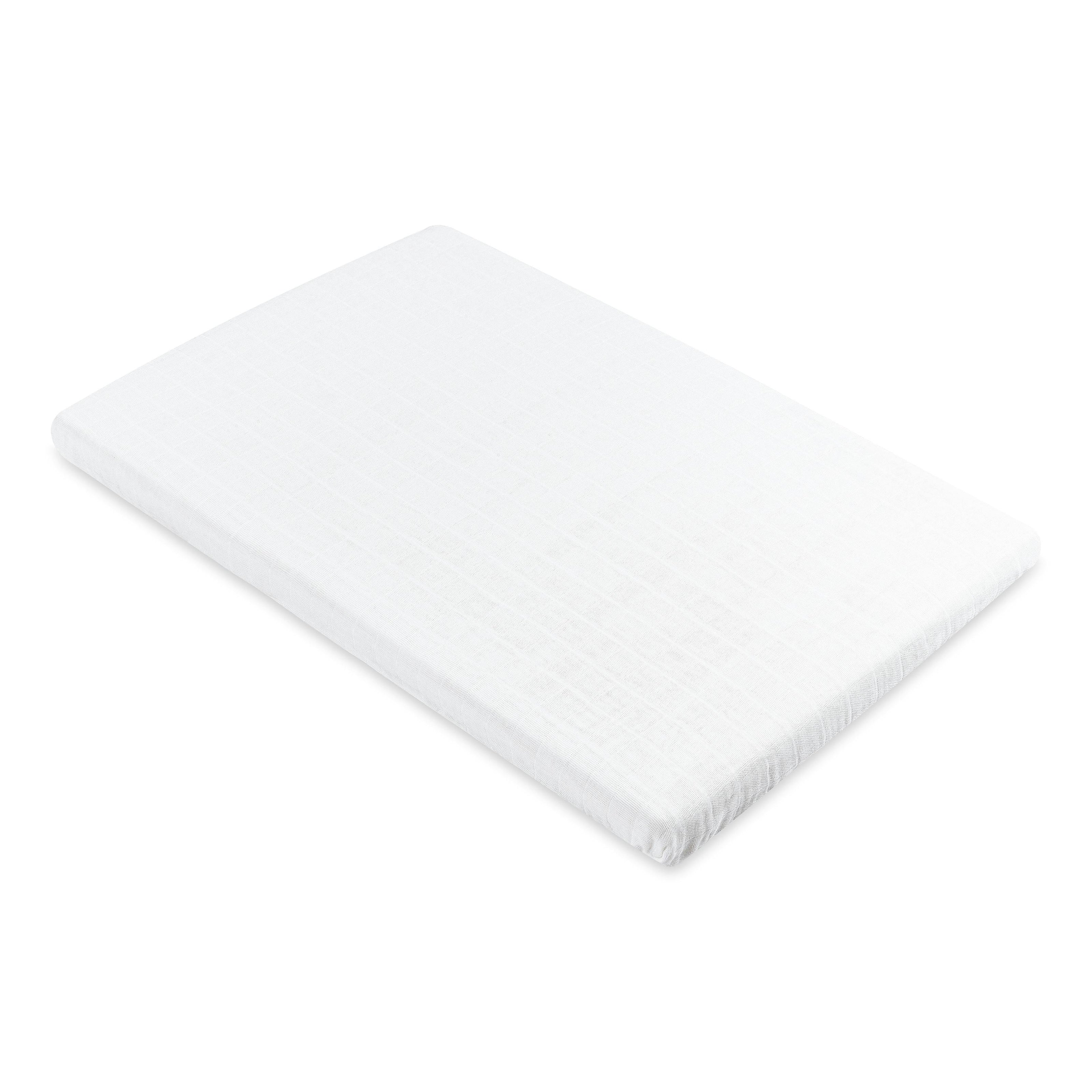 All-Stages Bassinet Sheet in GOTS Certified Organic Muslin Cotton