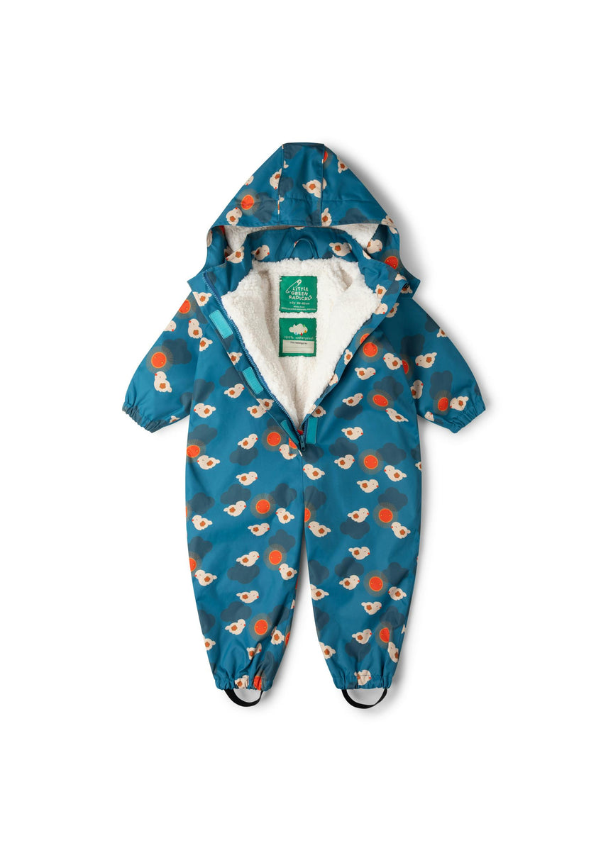 Sun Birds Recycled Waterproof Winter Suit, Blue