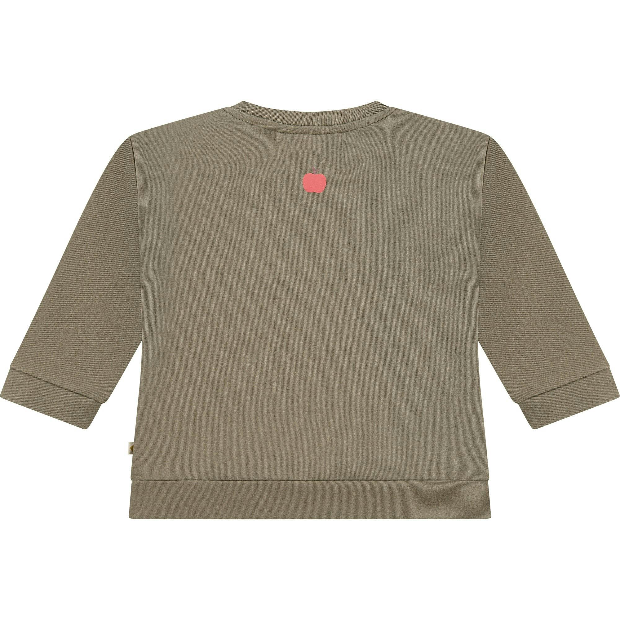 Apple Embroidered Sweatshirt