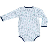 Puffin Print Kimono Onesie