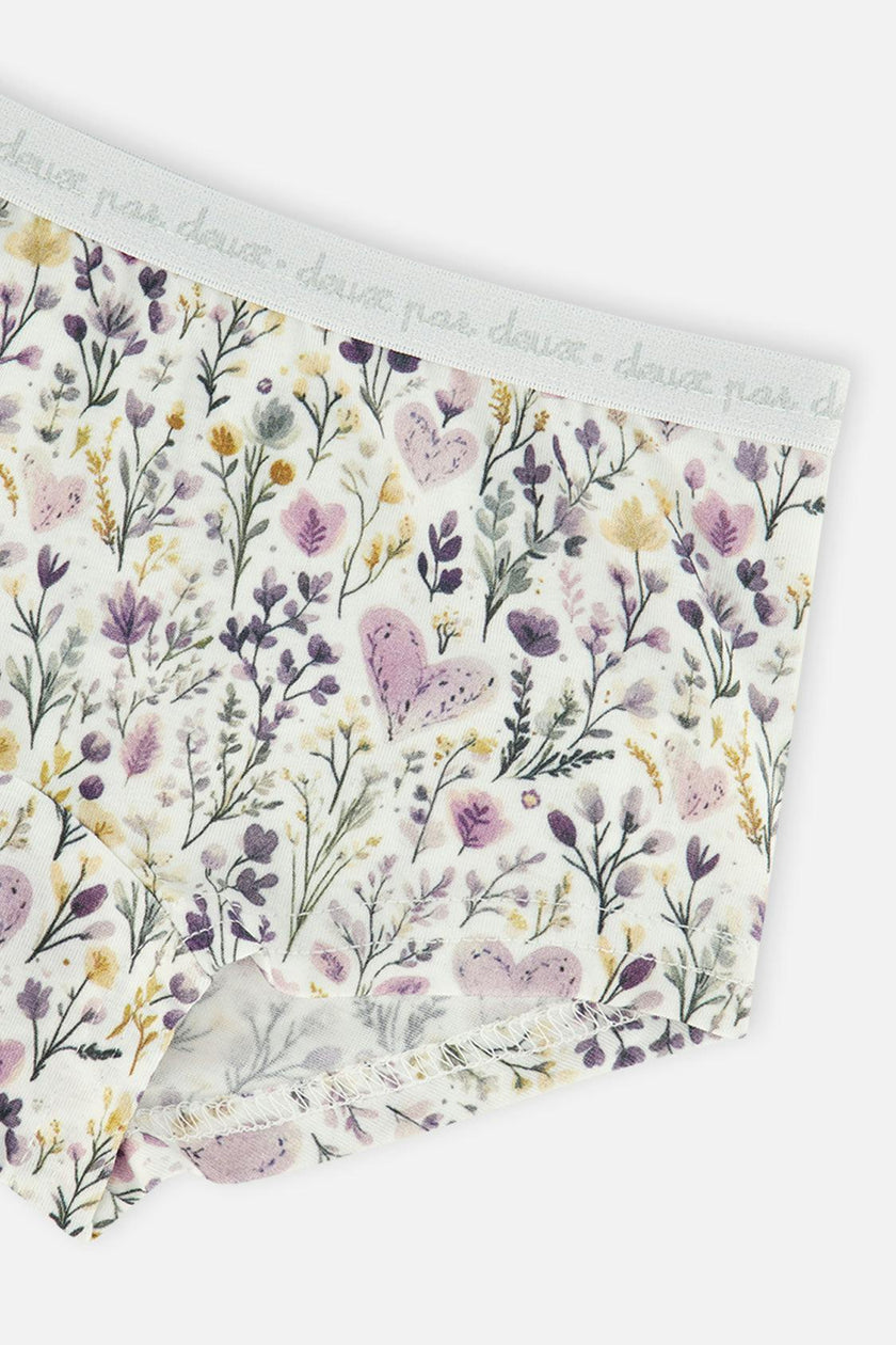 Boyshort Panty Pack Of 3 Feminine Prints