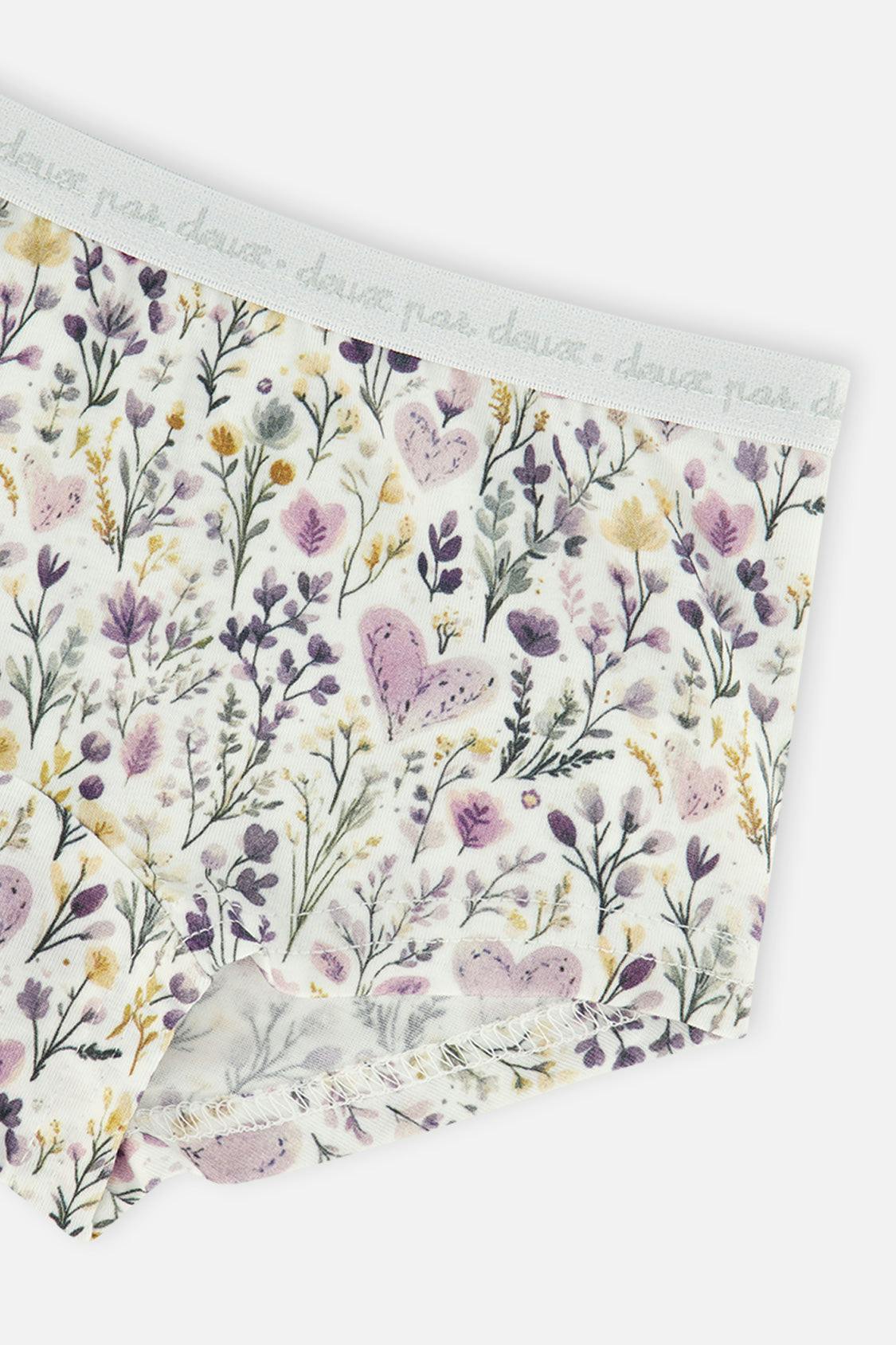 Boyshort Panty Pack Of 3 Feminine Prints