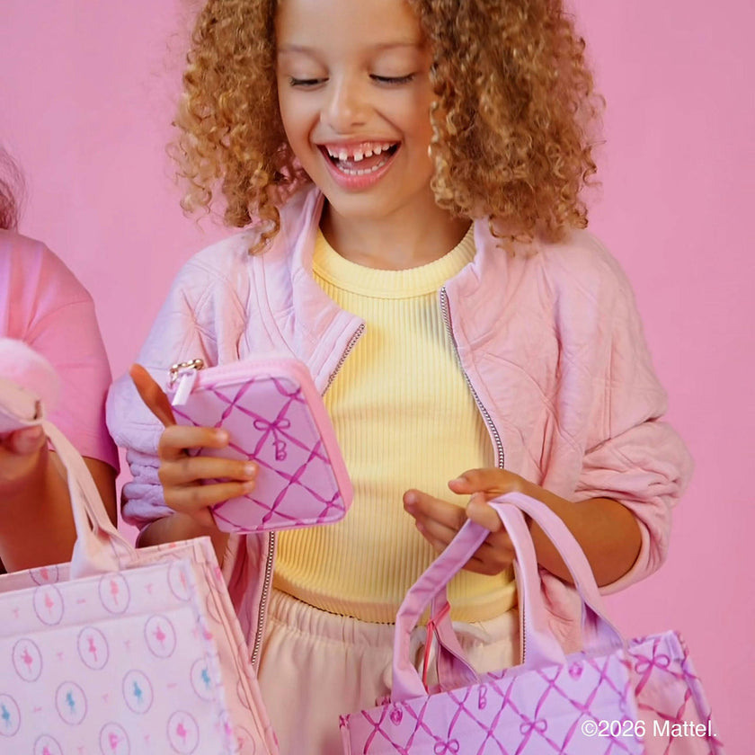 Barbie™ Ribbon Dance Kids Zip Wallet with Pom Charm