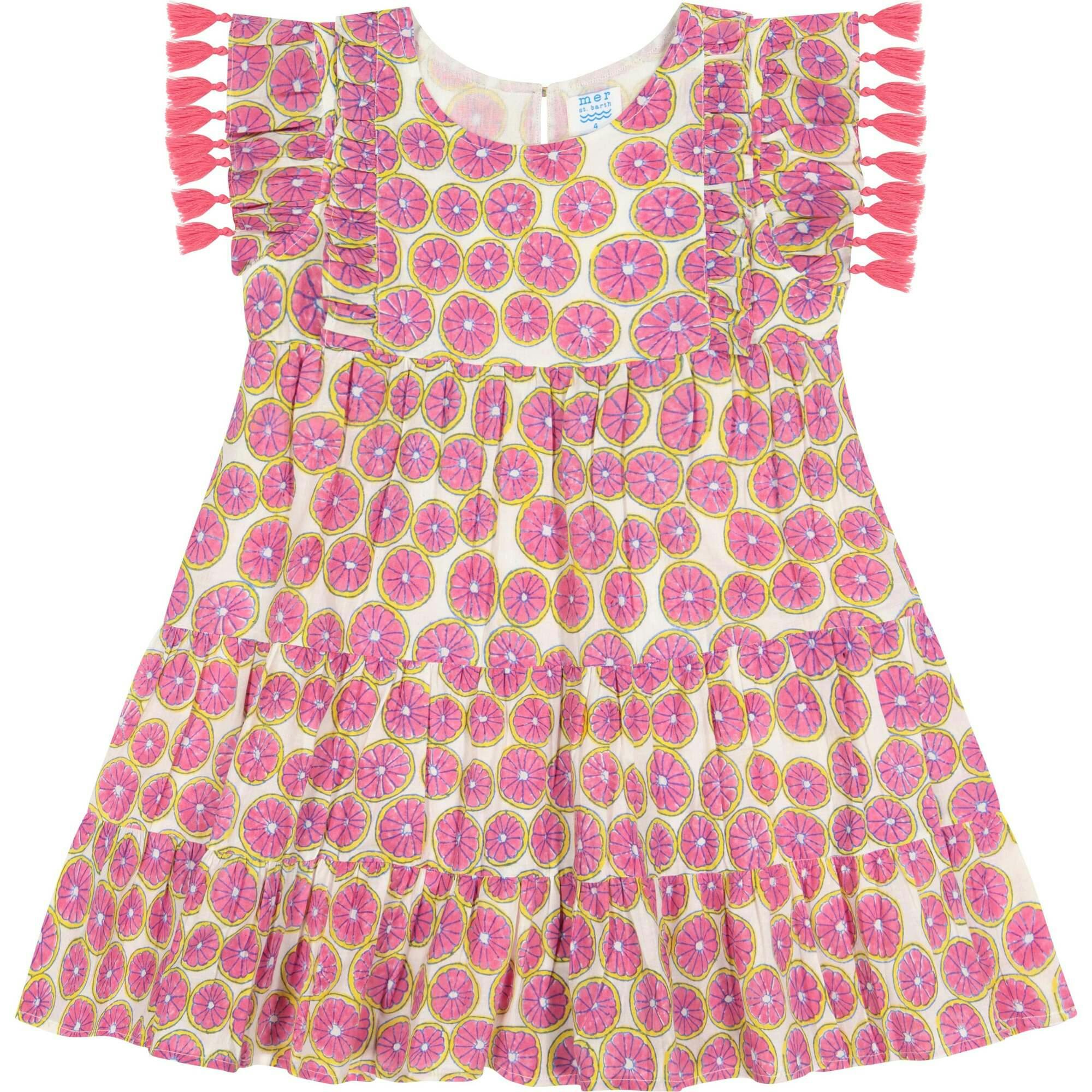Sophie Citrus Tassel Dress, Prints