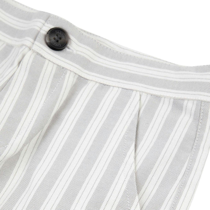 TARTINE ET CHOCOLAT Grey Stripe Cotton Shorts