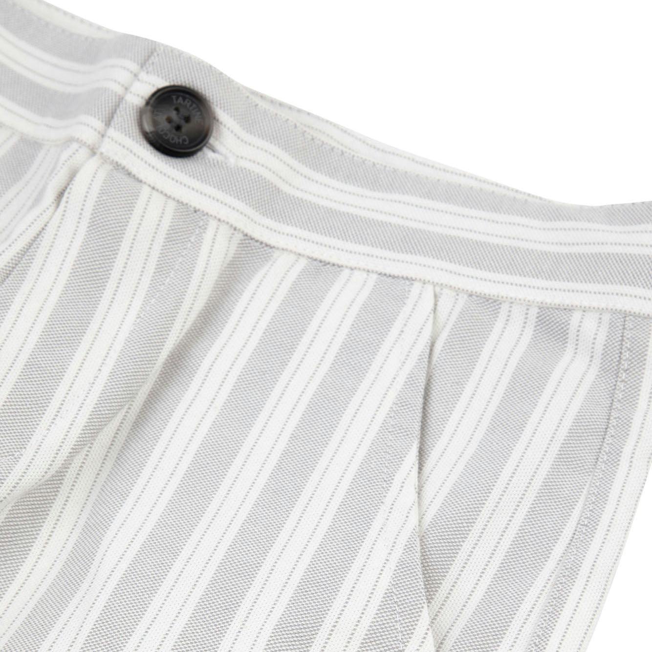 TARTINE ET CHOCOLAT Grey Stripe Cotton Shorts
