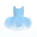 Light Blue Layered Leotard