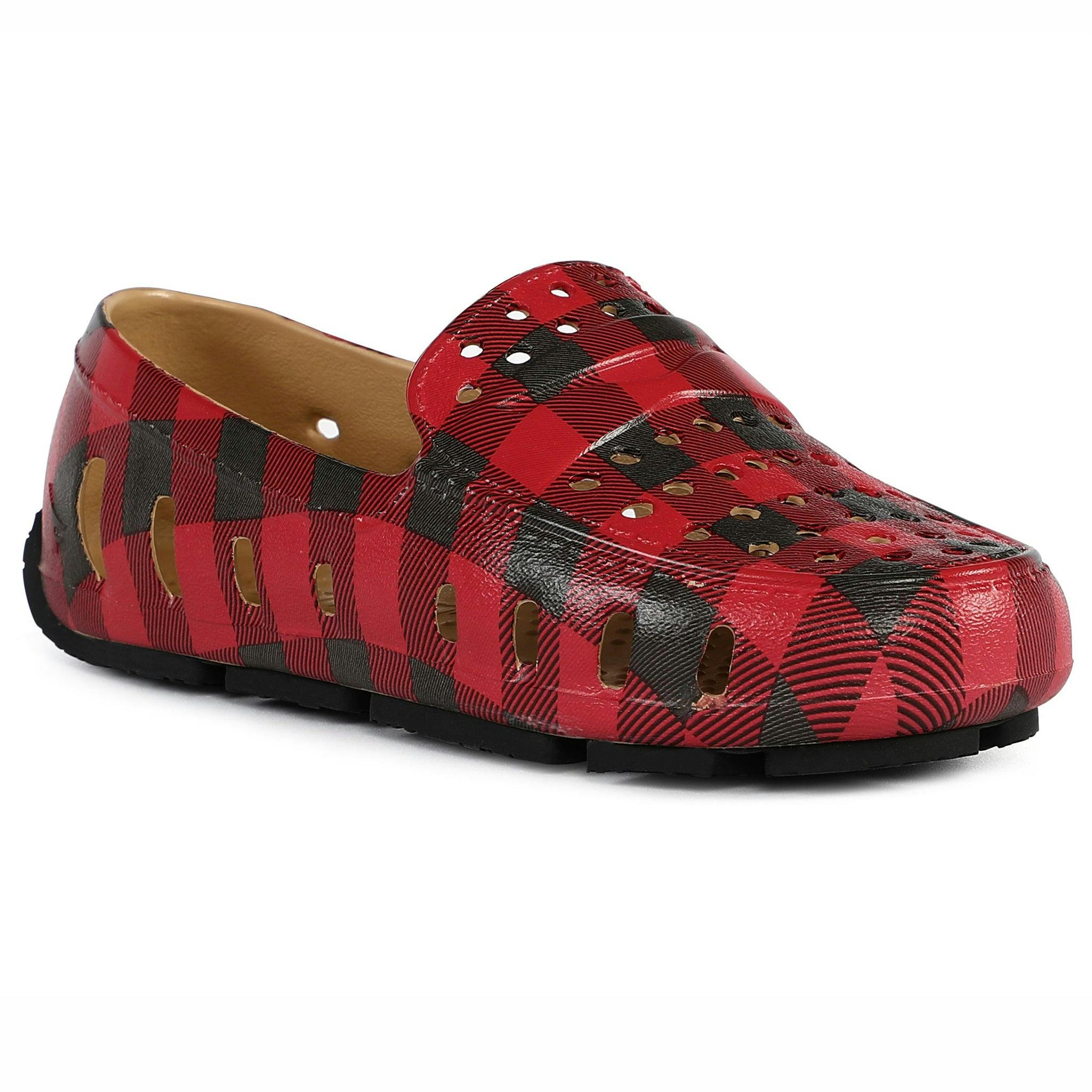 PRODIGY-7P RED TARTAN PLAID/BLACK