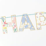 English Garden Birthday Garland