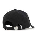 Black Embroidered Baseball Cap