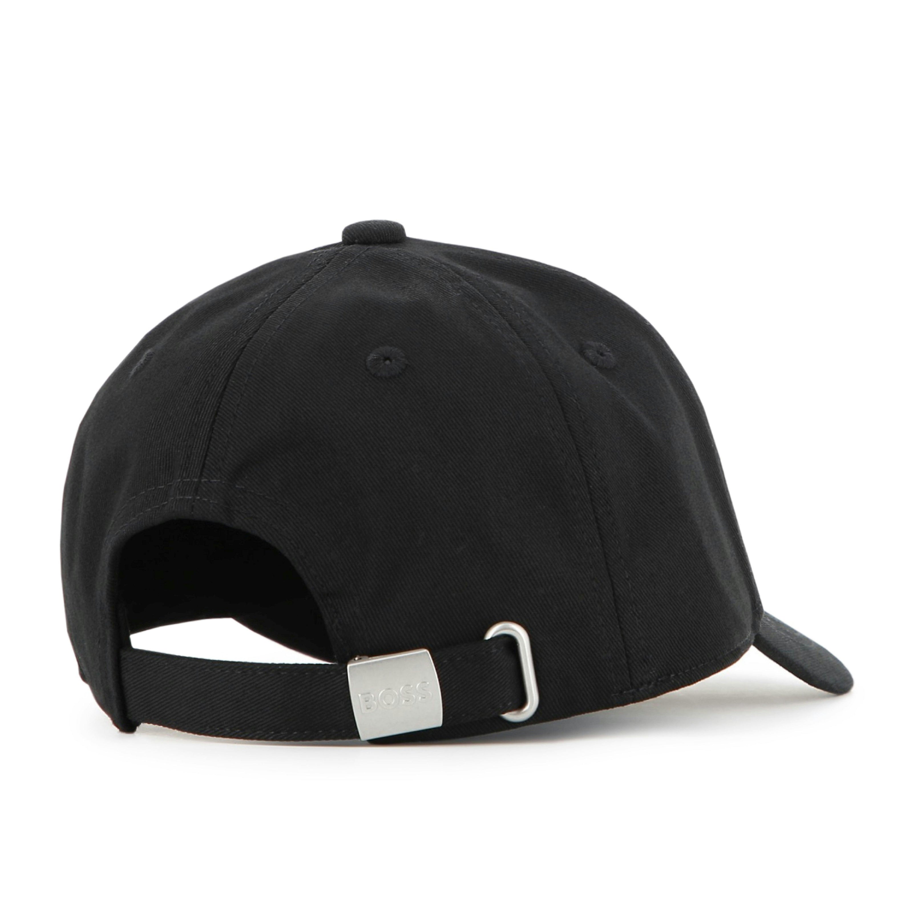 Black Embroidered Baseball Cap