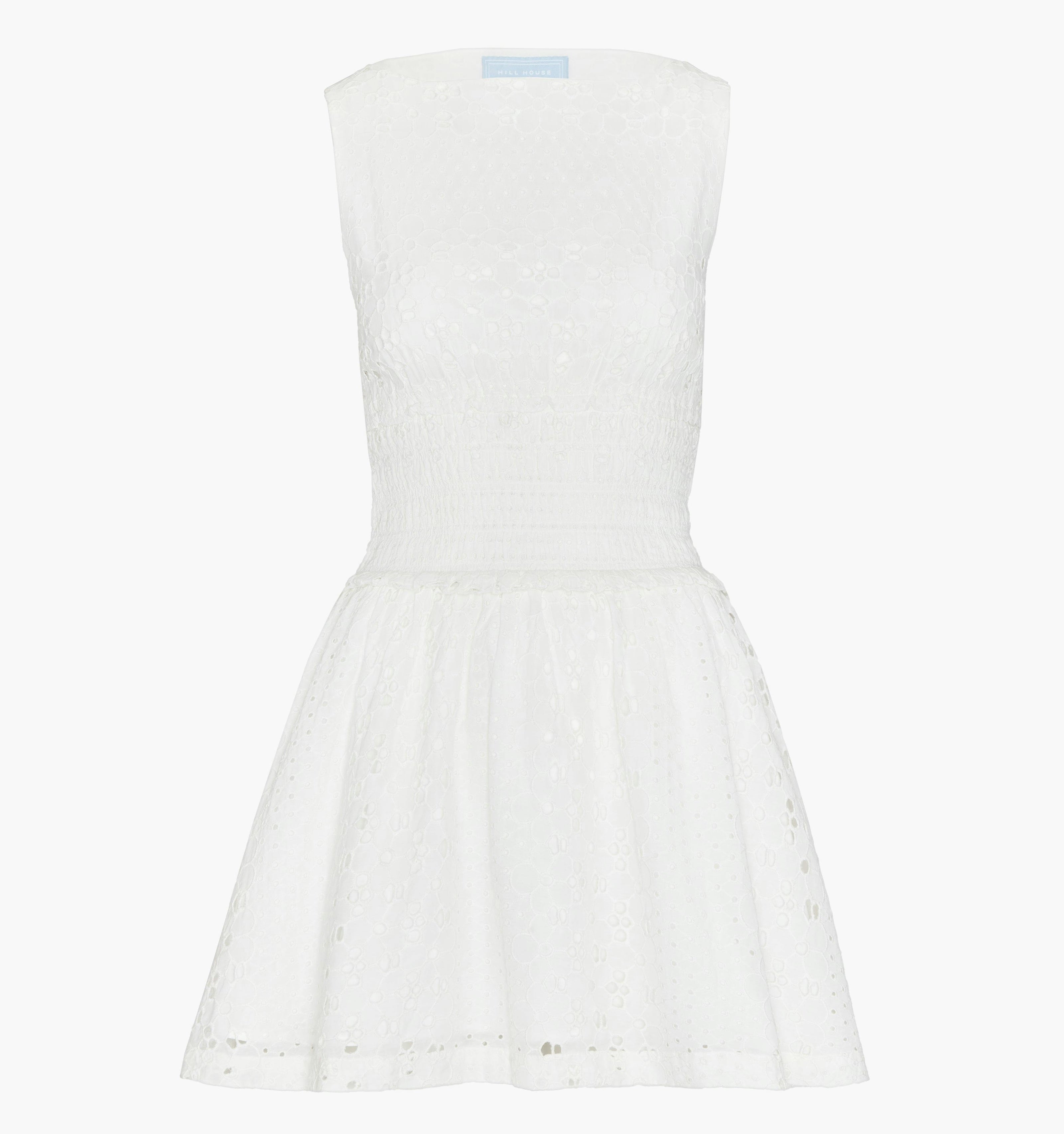 The Joanna Dress - White Floral Broderie