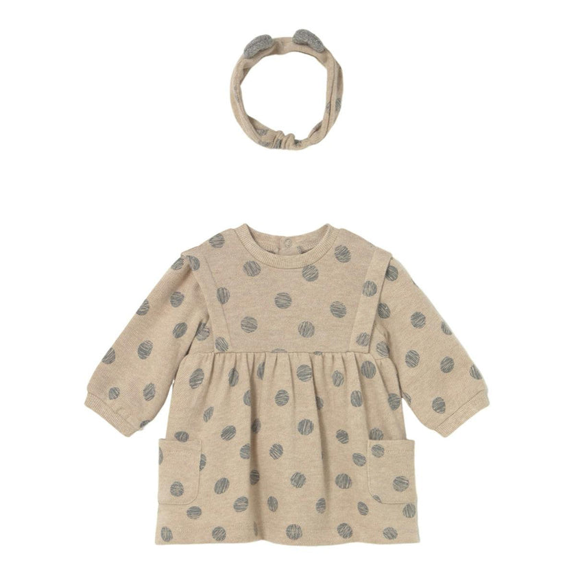 Newborn Girl Dress with Headband