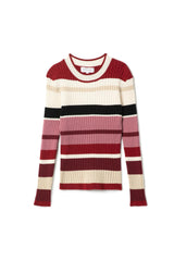 Knit Ribbed Striped Top