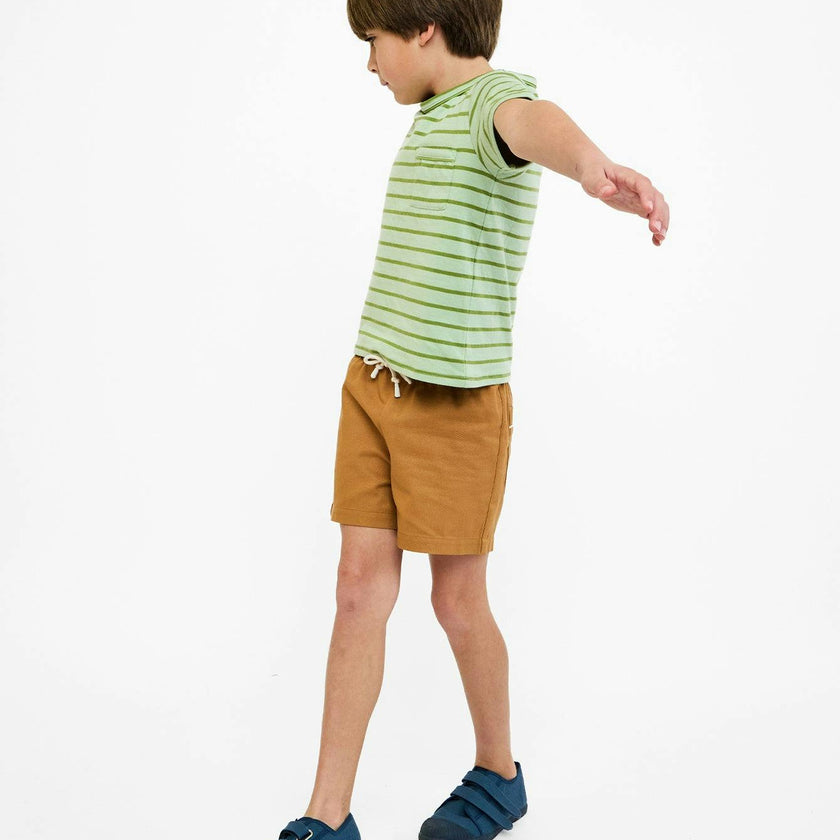 Willie T-Shirt, Palm Stripe