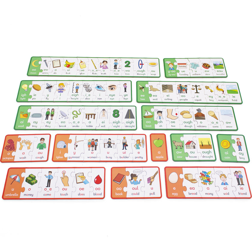 Vowel Puzzles  Educational Learning Set
