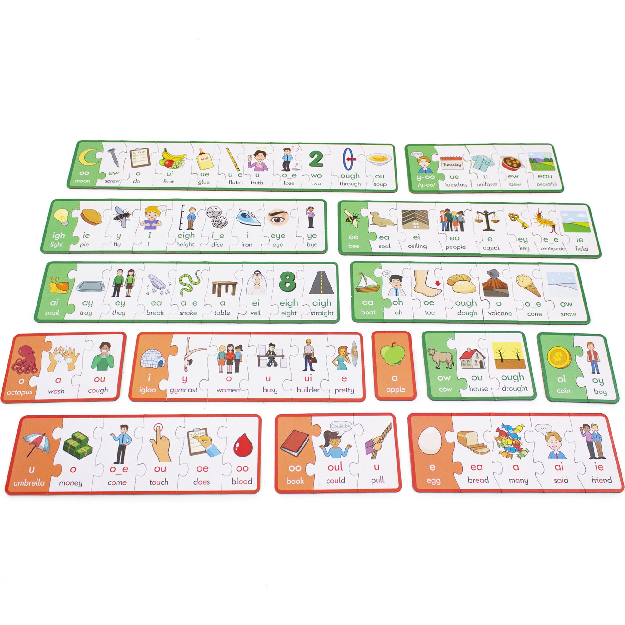 Vowel Puzzles  Educational Learning Set