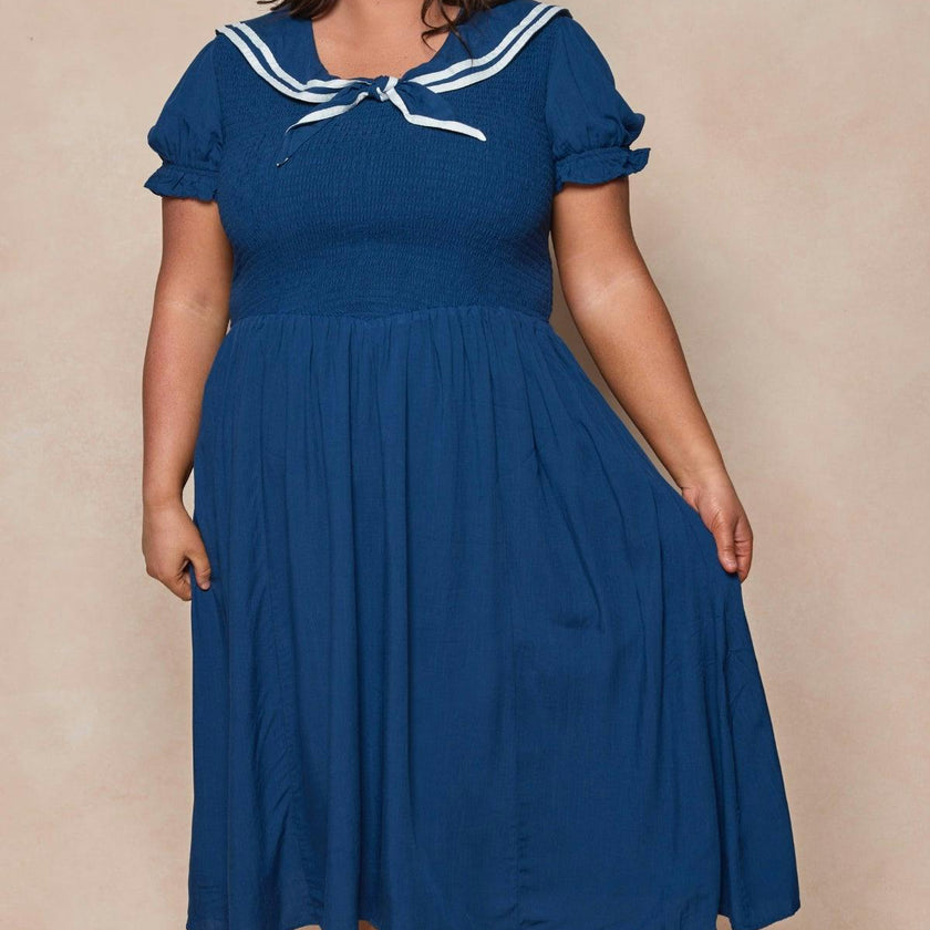 Alice Dress in Sailor Navy