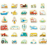 Hape: Magnetic Vehicles Set - 30pcs
