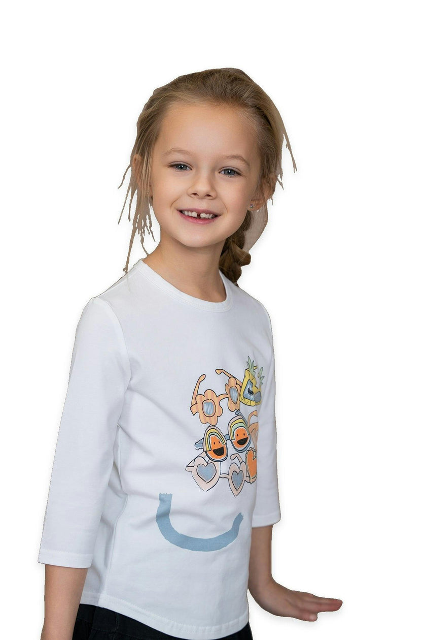Smiley Sunglasses Print Tshirt