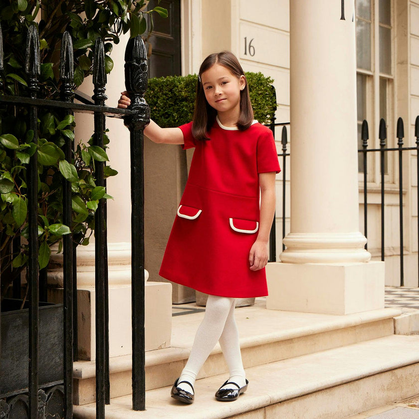 Kensington Dress - Pillar Box Red