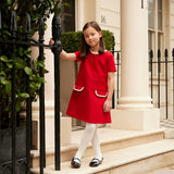 Kensington Dress - Pillar Box Red