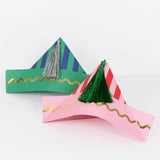 Fun Striped Party Hats