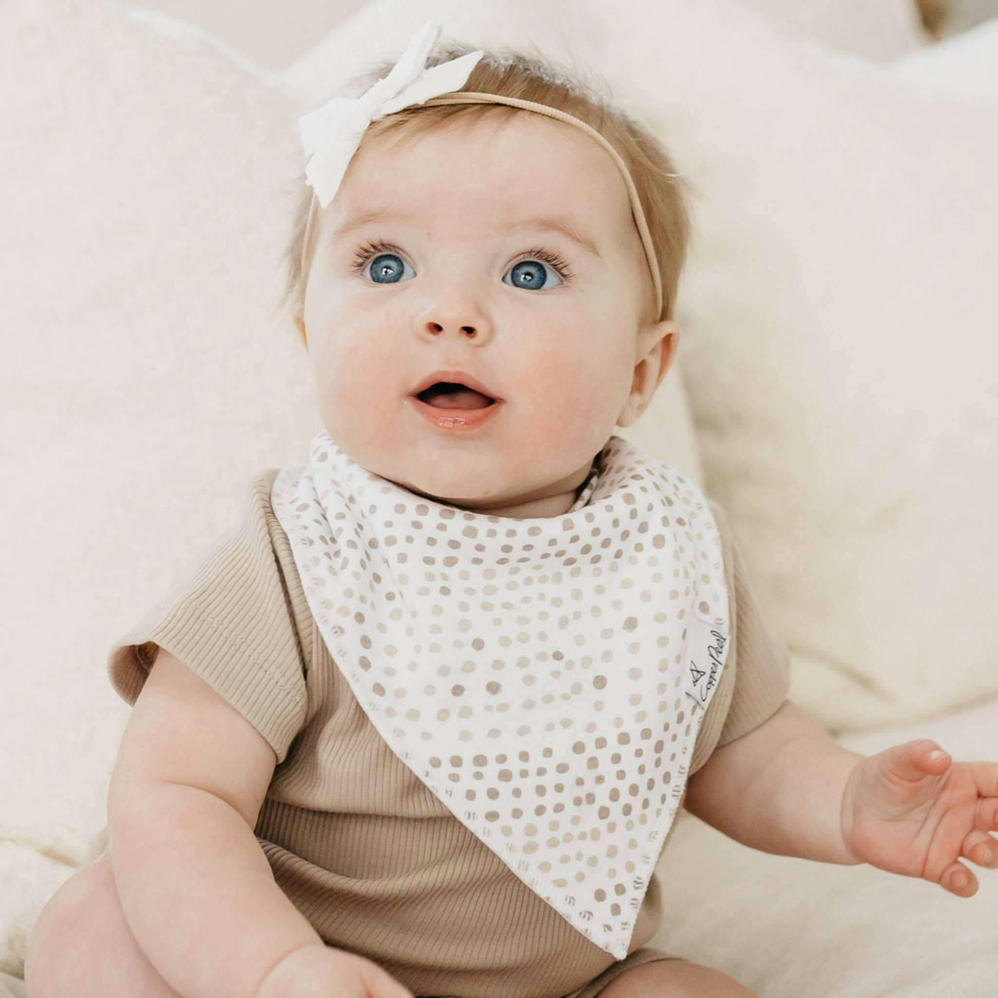 4 Pack Baby Bandana Bibs - Bliss