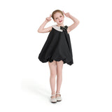 Black Stonelea Bow-Embellishment Dress