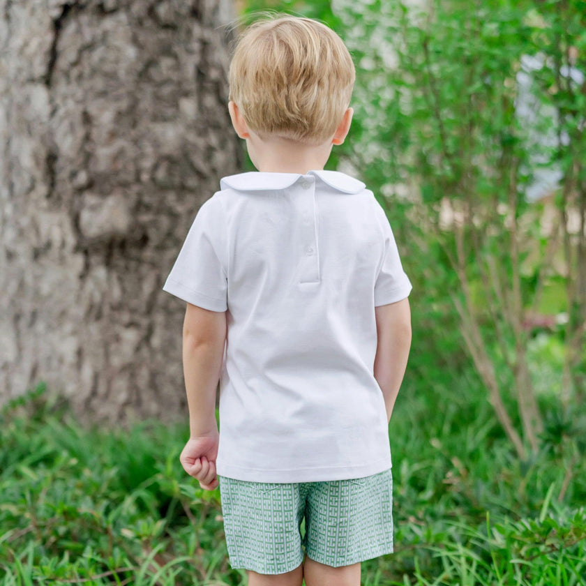Field Boys' Woven Short Set - Garden Trellis