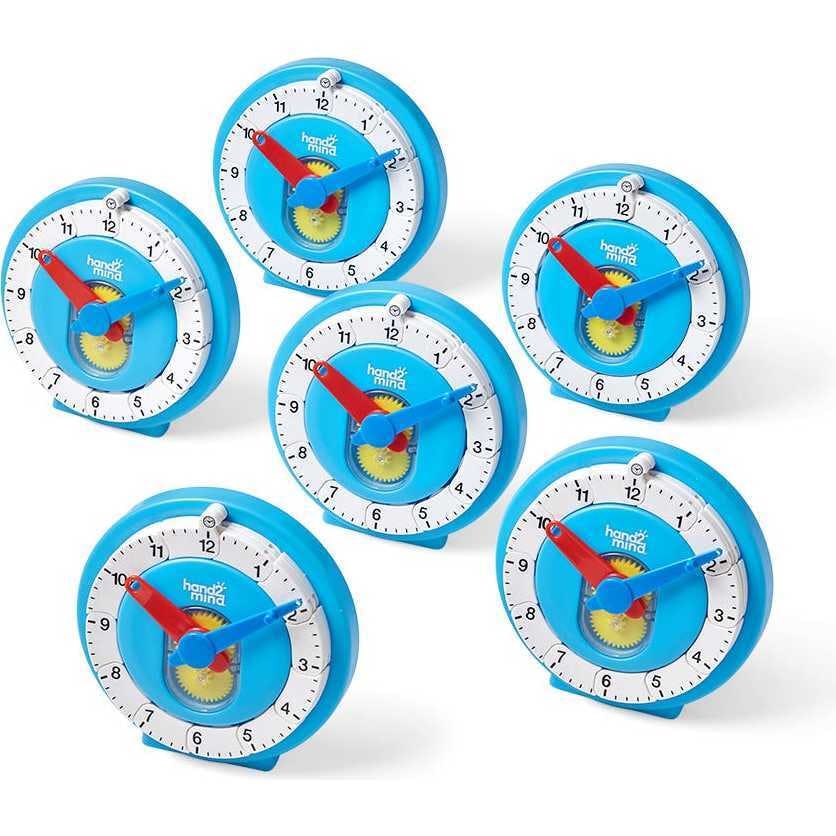 NumberLine Clock: Deluxe Set of 6