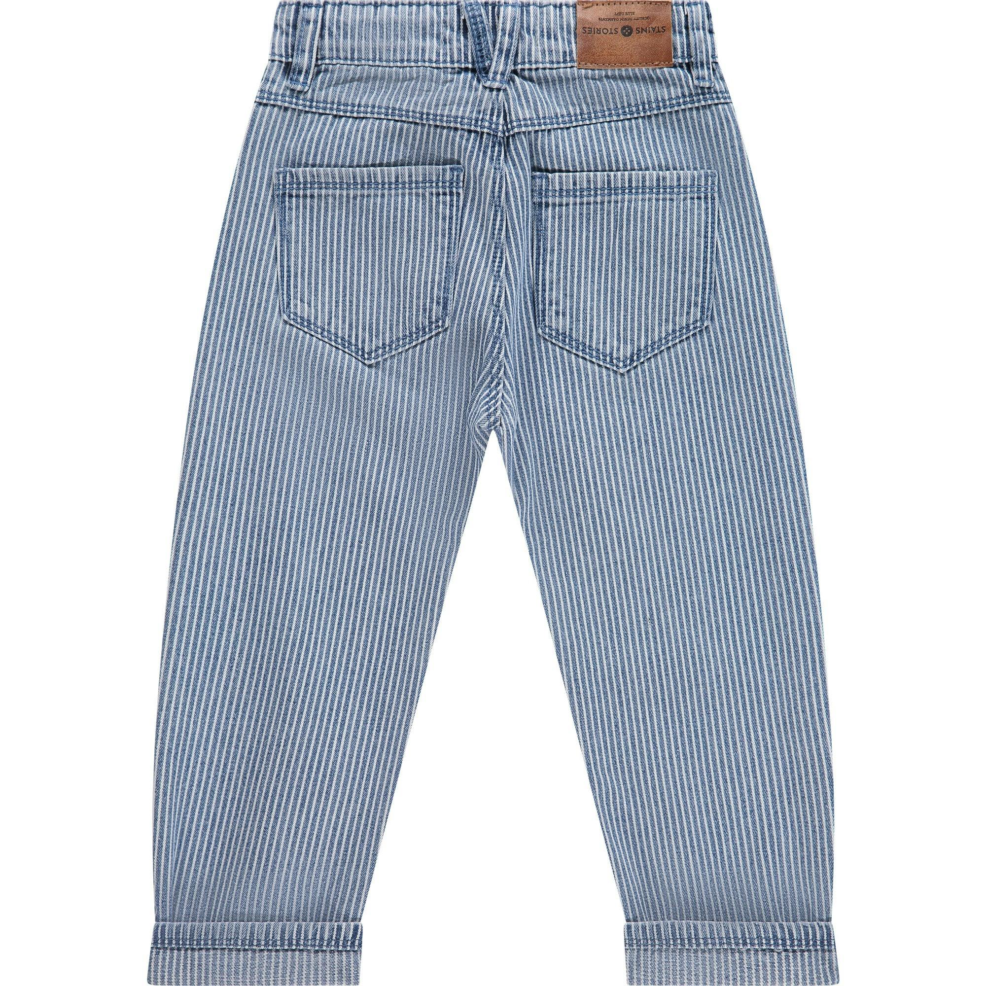 Pinstripe Straight Leg Jean
